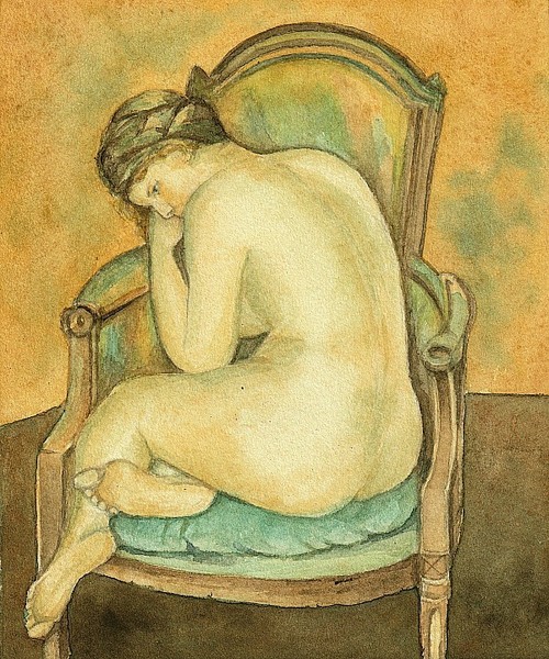 裸婦(絵画模写)