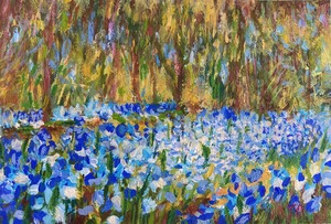 작품명:「Monet's Art Works of Iris」 작가명:「KIYA」 코멘트:「モネの作風を強くリスペクトしています。色使いも含めてモネらしい絵を描いてみました。」 ART-Meter