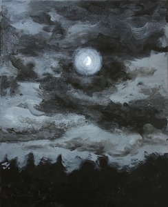작품명:「Moon in the atelier」 작가명:「J.」 코멘트:「☆」 ART-Meter