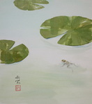 「Floating frog」